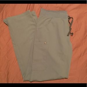 Figs Large Tall Dusty Blue Kade pants